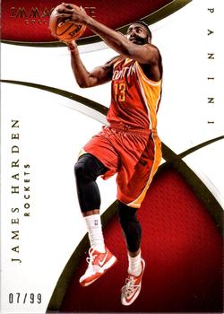 2014-15 Panini Immaculate Collection #48 James Harden Front