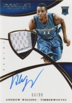 2014-15 Panini Immaculate Collection #101 Andrew Wiggins Front