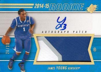 2014-15 SPx - Blue Patch #89 James Young Front