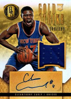 2014-15 Panini Gold Standard - Gold Strike Jersey Autographs #14 Cleanthony Early Front
