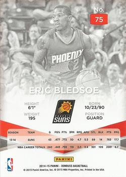 2014-15 Donruss - Elite #75 Eric Bledsoe Back