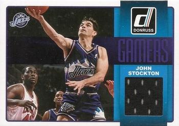 2014-15 Donruss - Gamers Jerseys #18 John Stockton Front