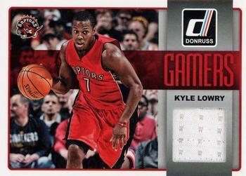 2014-15 Donruss - Gamers Jerseys #43 Kyle Lowry Front