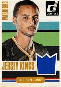 2014-15 Donruss - Jersey Kings #19 Stephen Curry Front