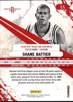 2010-11 Panini Rookies & Stars #55 Shane Battier  Back