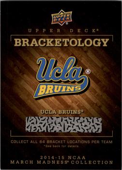 2014-15 Upper Deck NCAA March Madness - Bracketology #NNO UCLA Bruins Front
