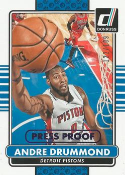 2014-15 Donruss - Press Proofs Purple #105 Andre Drummond Front