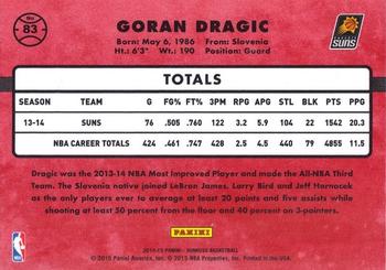 2014-15 Donruss - Swirlorama #83 Goran Dragic Back