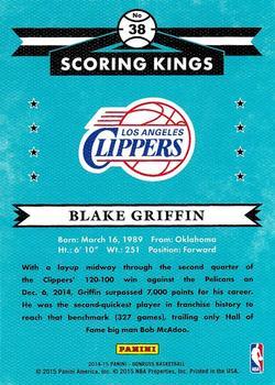 2014-15 Donruss - Scoring Kings Stat Line Career #38 Blake Griffin Back