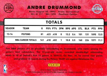 2014-15 Donruss - Stat Line Career #105 Andre Drummond Back
