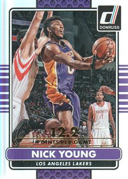 2014-15 Donruss - Stat Line Career #74 Nick Young Front