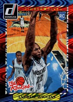 2014-15 Donruss - The Rookies Swirlorama #1 Andrew Wiggins Front