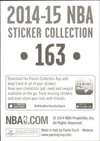 2014-15 Panini Stickers #163 Chris Bosh Back