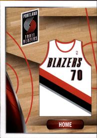 2014-15 Panini Stickers #304 Trail Blazers Home Jersey Front