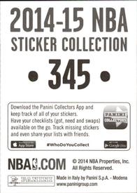 2014-15 Panini Stickers #345 Chris Paul Back