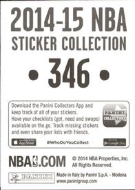 2014-15 Panini Stickers #346 Blake Griffin Back