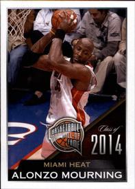 2014-15 Panini Stickers #450 Alonzo Mourning Front