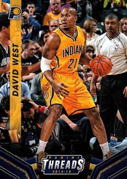 2014-15 Panini Threads #41 David West Front