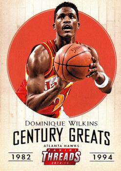 2014-15 Panini Threads - Century Greats #7 Dominique Wilkins Front