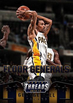 2014-15 Panini Threads - Floor Generals #10 George Hill Front
