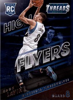 2014-15 Panini Threads - High Flyers #10 Zach LaVine Front
