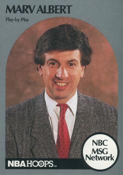1990-91 Hoops - Announcers #NNO Marv Albert Front