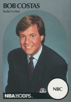 1990-91 Hoops - Announcers #NNO Bob Costas Front