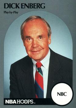 1990-91 Hoops - Announcers #NNO Dick Enberg Front
