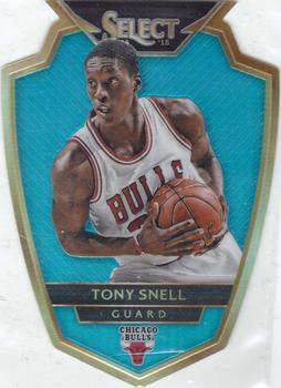 2014-15 Panini Select - Prizms Light Blue Die Cut #111 Tony Snell Front