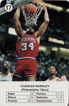 1988 Fournier NBA Estrellas #17 Charles Barkley Front