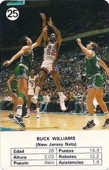 1988 Fournier NBA Estrellas #25 Buck Williams Front