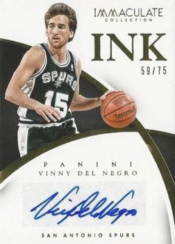 2014-15 Panini Immaculate Collection - INK #63 Vinny Del Negro Front