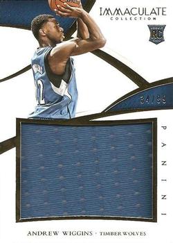 2014-15 Panini Immaculate Collection - Rookie Jerseys #RJ-AW Andrew Wiggins Front