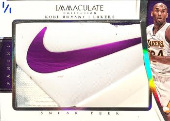 2014-15 Panini Immaculate Collection - Sneak Peek #7 Kobe Bryant Front