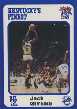 1988-89 Kentucky's Finest Collegiate Collection #186 Jack Givens Front