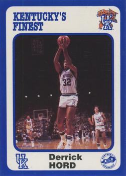 1988-89 Kentucky's Finest Collegiate Collection #254 Derrick Hord Front