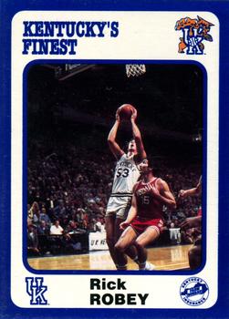 1988-89 Kentucky's Finest Collegiate Collection #25 Rick Robey Front