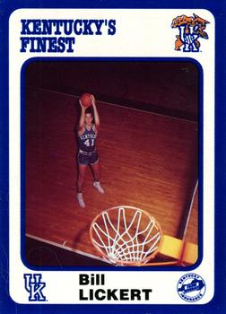 1988-89 Kentucky's Finest Collegiate Collection #38 Bill Lickert Front