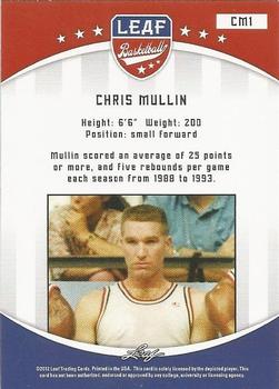 2012-13 Leaf Retail #CM1 Chris Mullin Back