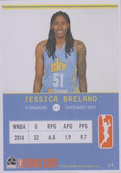 2015 Rittenhouse WNBA #14 Jessica Breland Back