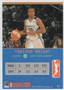 2015 Rittenhouse WNBA #57 Tanisha Wright Back