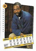 1991-92 Skybox Canadian Minis #26 James Worthy Back