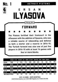 2015-16 Hoops #1 Ersan Ilyasova Back