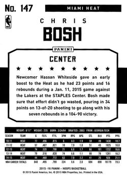 2015-16 Hoops #147 Chris Bosh Back
