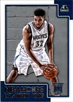 2015-16 Hoops #289 Karl-Anthony Towns Front