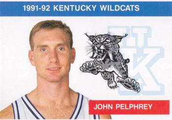 1991-92 Kentucky Wildcats Big Blue Magazine Double #1 John Pelphrey Front