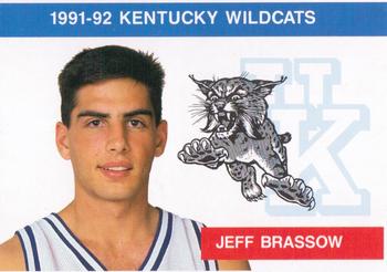 1991-92 Kentucky Wildcats Big Blue Magazine Double #4 Jeff Brassow Front