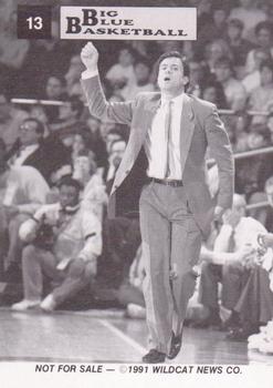 1991-92 Kentucky Wildcats Big Blue Magazine Double #13 Rick Pitino Back