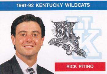 1991-92 Kentucky Wildcats Big Blue Magazine Double #13 Rick Pitino Front