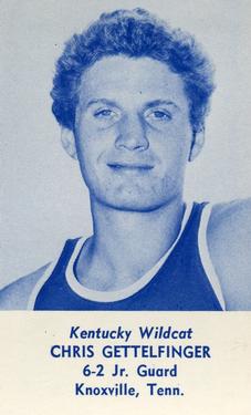 1979-80 Kentucky Wildcats Schedules #NNO Chris Gettelfinger Front